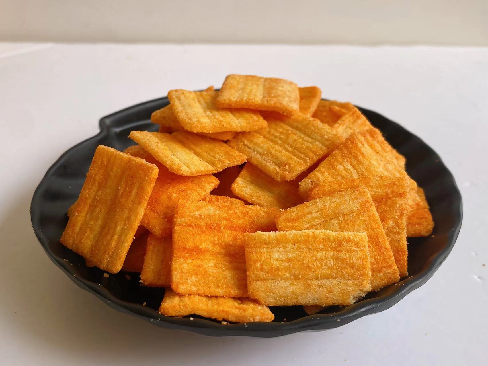 Exotic Snacks Crispy Ketchup Flavor Guoba Tomato Rice Crust Crispy Rice Cracker