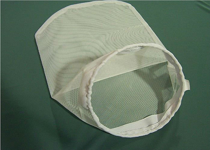 Polyester / Polypropylene / Nylon / Stainless Steel Liquid Filter Bag Steel Ring Liquid Filtration