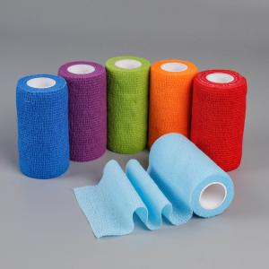 China White Blue Yellow Hypoallergenic Medical Adhesive Elastic Bandages wholesale