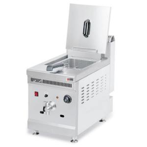 China Commercial Electric 18L Double Tanks Chip Deep Fryers with Oil Drain Valve wholesale