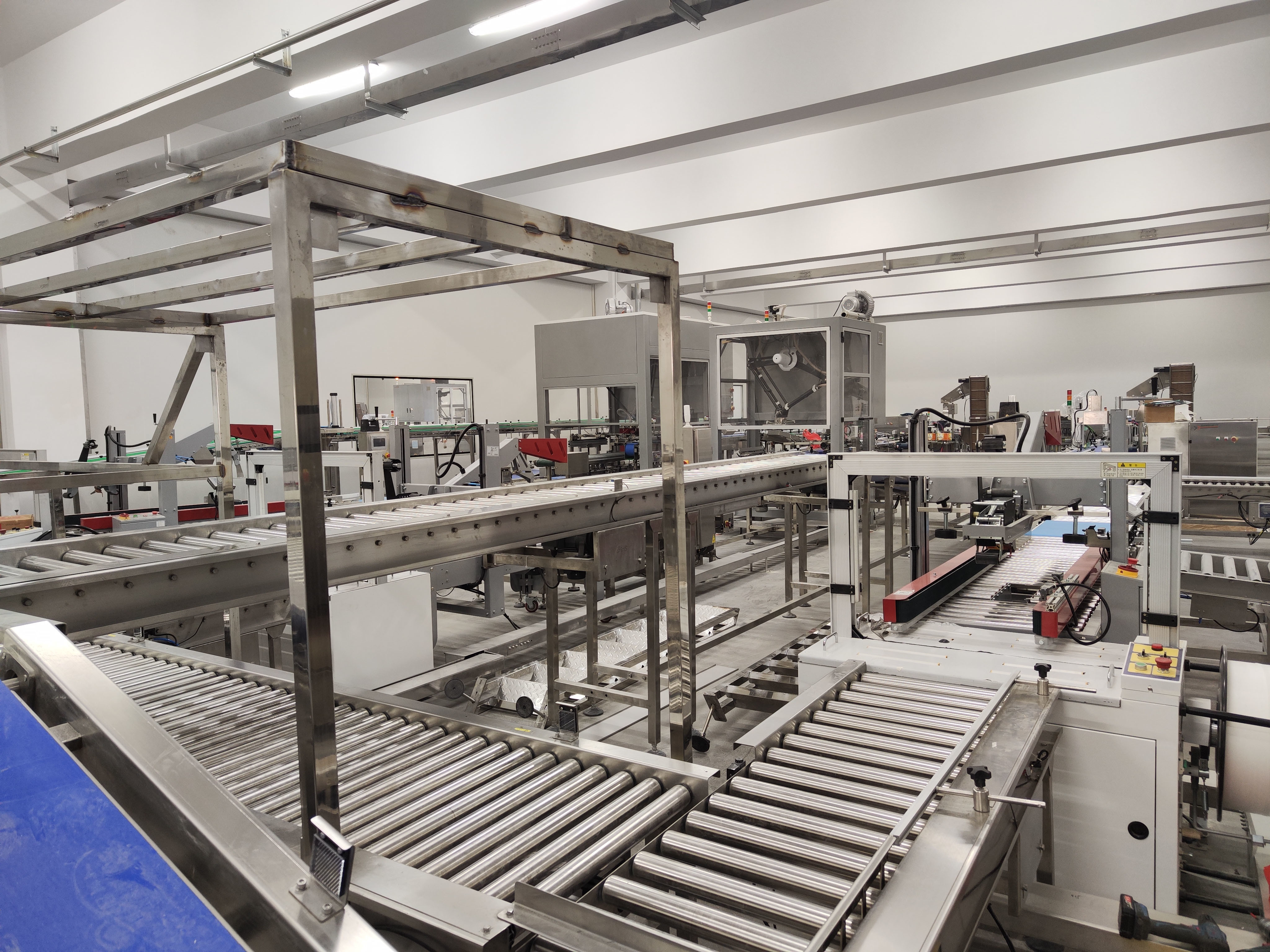 Stainless Steel Bread Packaging Line 220V Automatic Bread Processing Line