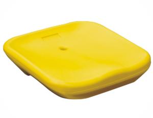 China HDPE Yellow 2rows Swimming Stadium Bucket Seats Fixed By Bolts wholesale