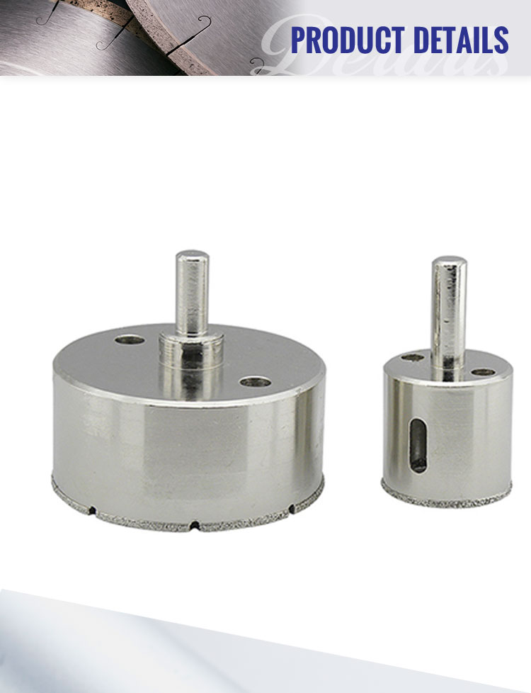 Vacuum Brazed Diamond Core Drill Bit for Hard Stone Tile Marble Granite Dry or Wet
