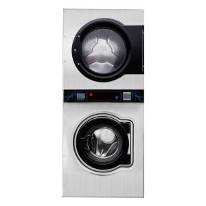 China Electric Heating Commercial Coin Operated Stacked Washer And Dryer Machine for Hotel wholesale