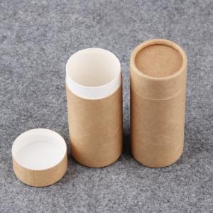 China Essential Oil Round Kraft Paper Cylinder Containers easy open end wholesale