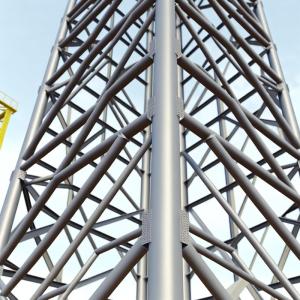 China Galvanized Or Painted Steel Structure Tower Construction Project wholesale