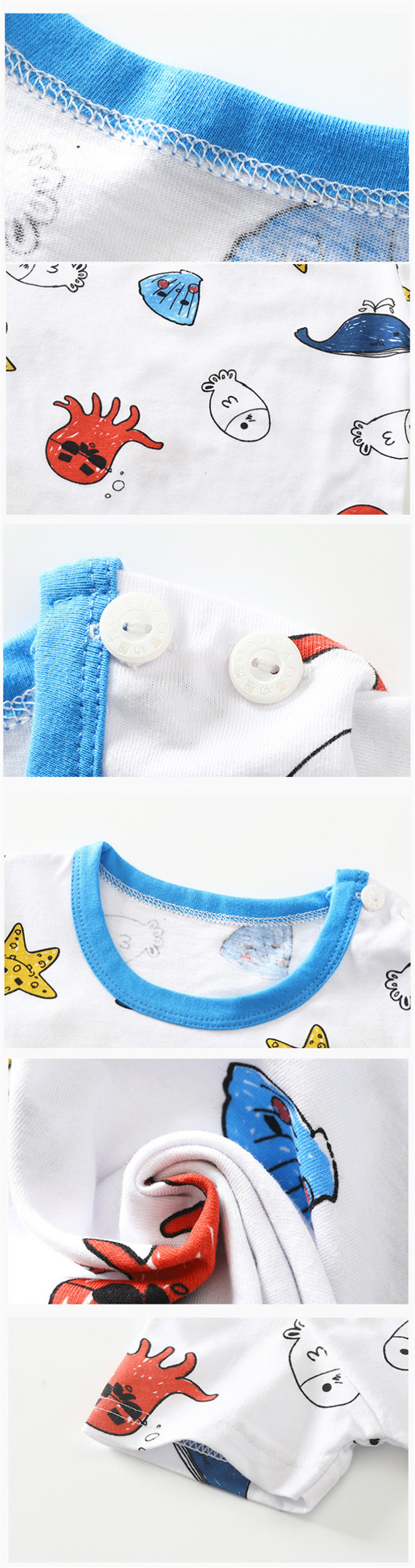 Short Sleeved Children's Sports Shirts Pure Cotton Girls' Summer Clothes Boys' Top