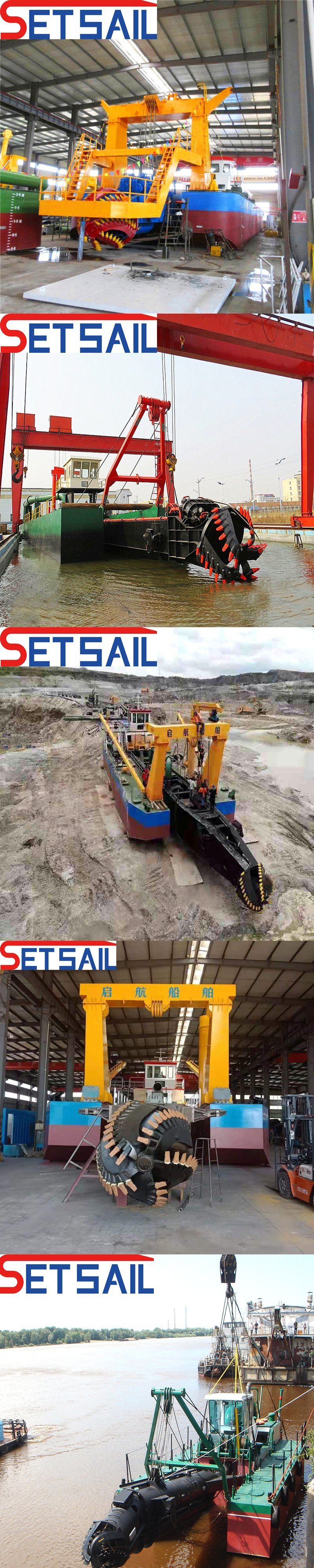 Diesel Engine Water Flow 7000m3 Cutter Suction Dredger for Nigeria