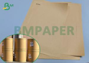 China Jumbo Rolls 70gsm 90gsm Virgin Pulp Unbleached Semi Extensible Craft Paper wholesale