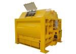 Compulsory Twin Shaft Concrete Mixer , 1000 Liter Beton Electrical Cement Mixer