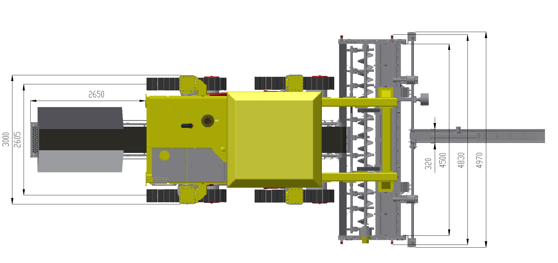 High Pressure Slipform Machine For Rural Road And Shoulder Less Road