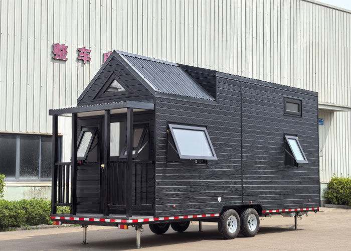 40 Ft Tiny House On Wheels DEEPBLUE Tiny House Company Prefab Movable House