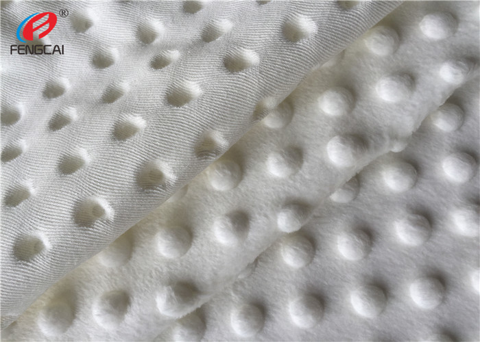 Oeko Tex 100% Polyester Super Soft Minky Dot Minky Plush Fabric