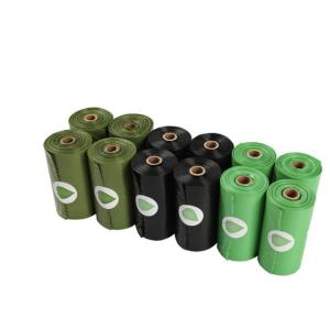 China Aisunbio Household Large Biodegradable Dog Poop Bags With Handles wholesale