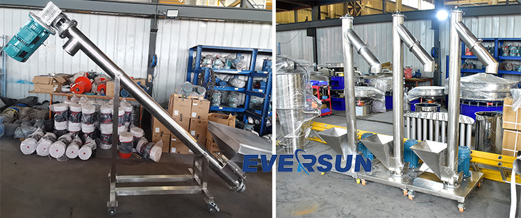 Electric Auger Screw Conveyor With Customized Voltage And Speed