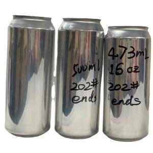 China SGS 330ml 550ml Beverage Packaging Empty Aluminum Cans wholesale