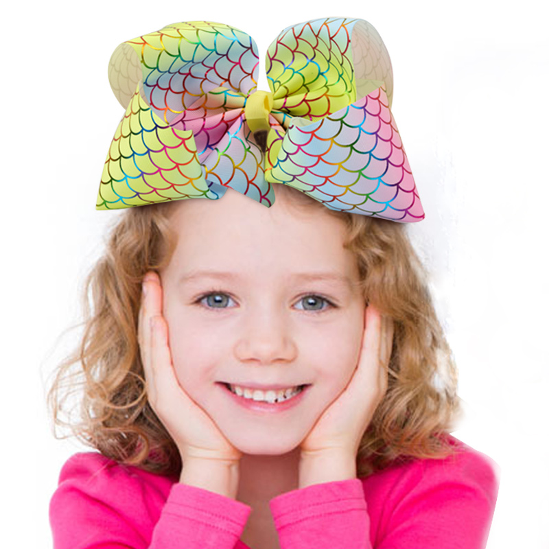Decorative Hair Bow Ribbon Net Surface Printed Customzied Color With OEM Service