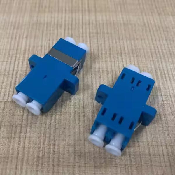 Factory FTTH water blue LCD duplex adapter coupler flange duplex LCD fiber optic adapter