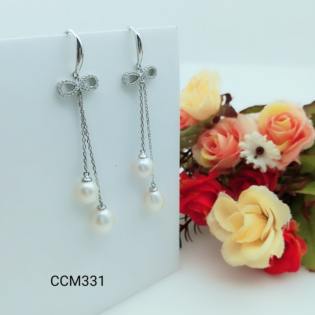 2018 New latest design of pearl earrings fashion pearl earrings YW188
