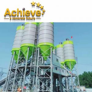 China Automatic Concrete Batching Plant 60 -240 CBM Per Hour Ready Mixed MAO4000 132kw on sale