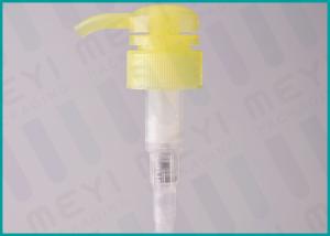 China 33/410 Yellow Lotion Dispenser Pump Replacement For Body Wash / Shampoo wholesale