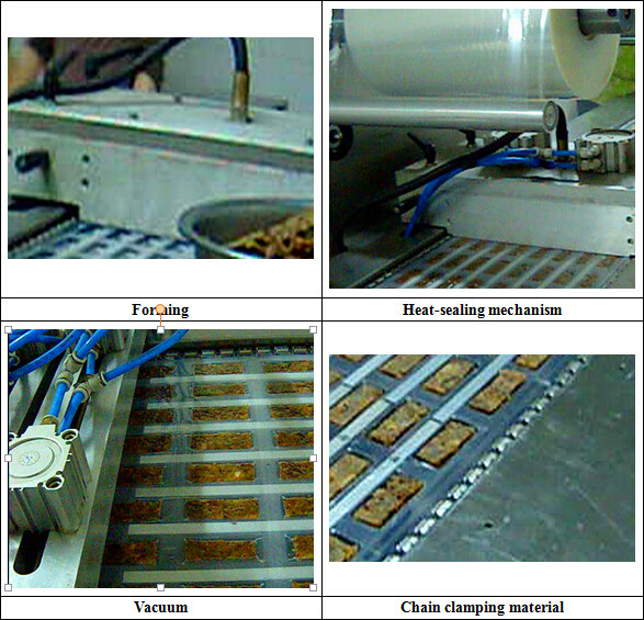Flat Plate Soft or Hard Plastic Automatic Vacuum Packing Machine for Food