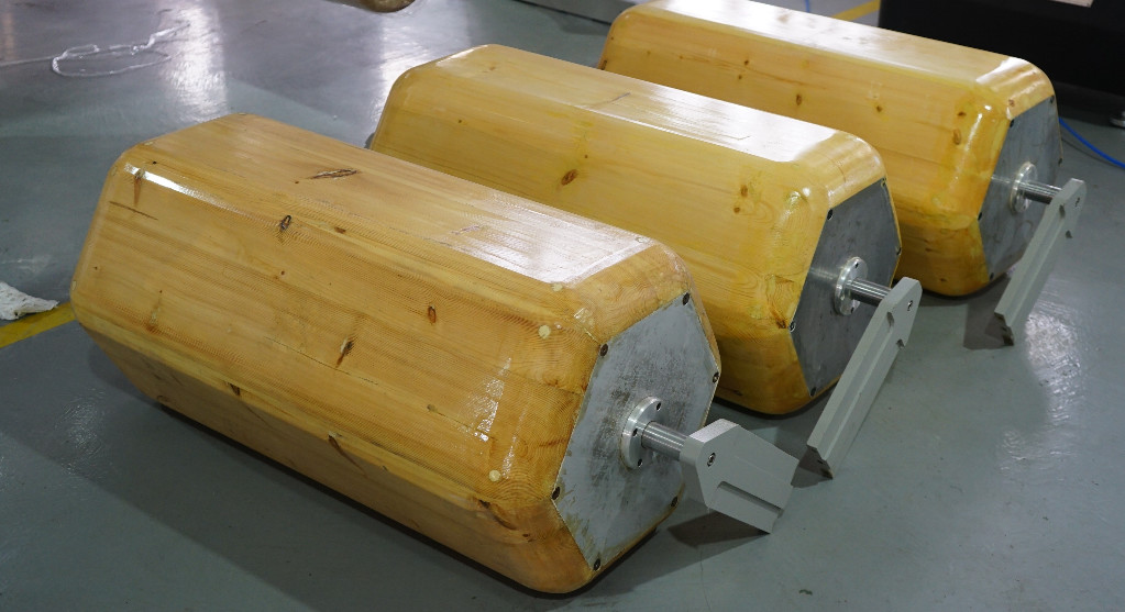 OEM Hexagonal Wood Barrel Cornell Furniture Testing Machines , Mattress Spring Fatigue Tester