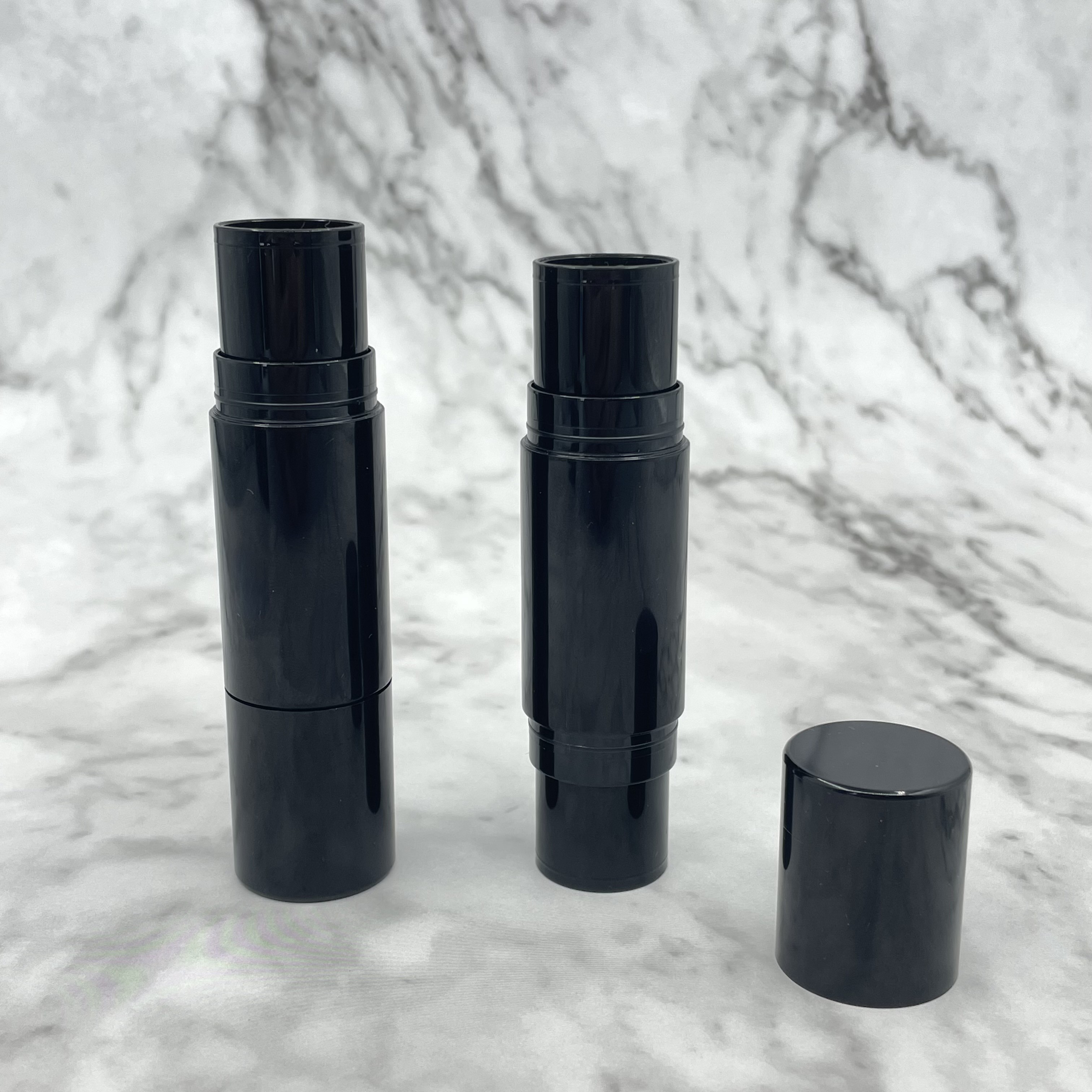 8g Black Empty Lipstick Containers Concealment Highlight ABS Double Head