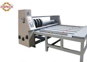 China Semi Automatic  Rotary Slotter  Machine Slot With Creasing Adjust Together on sale