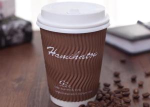 China Triple Environmentally Friendly Disposable Cups For Hot Drinking / Coffee wholesale