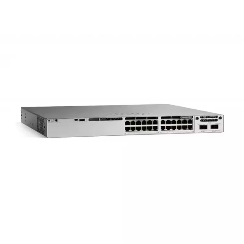24 Gigabit SFP Port C9300-24S-A Network Switch 9300 Switch Series with VLAN Capability