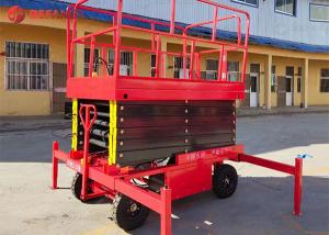 China 4 - 18m Hand Push Hydraulic Scissor Lift Table wholesale