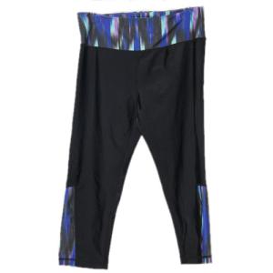 China Polyester / Spandex Black Yoga Pants , Anti - Bacterial Cool Yoga Pants wholesale