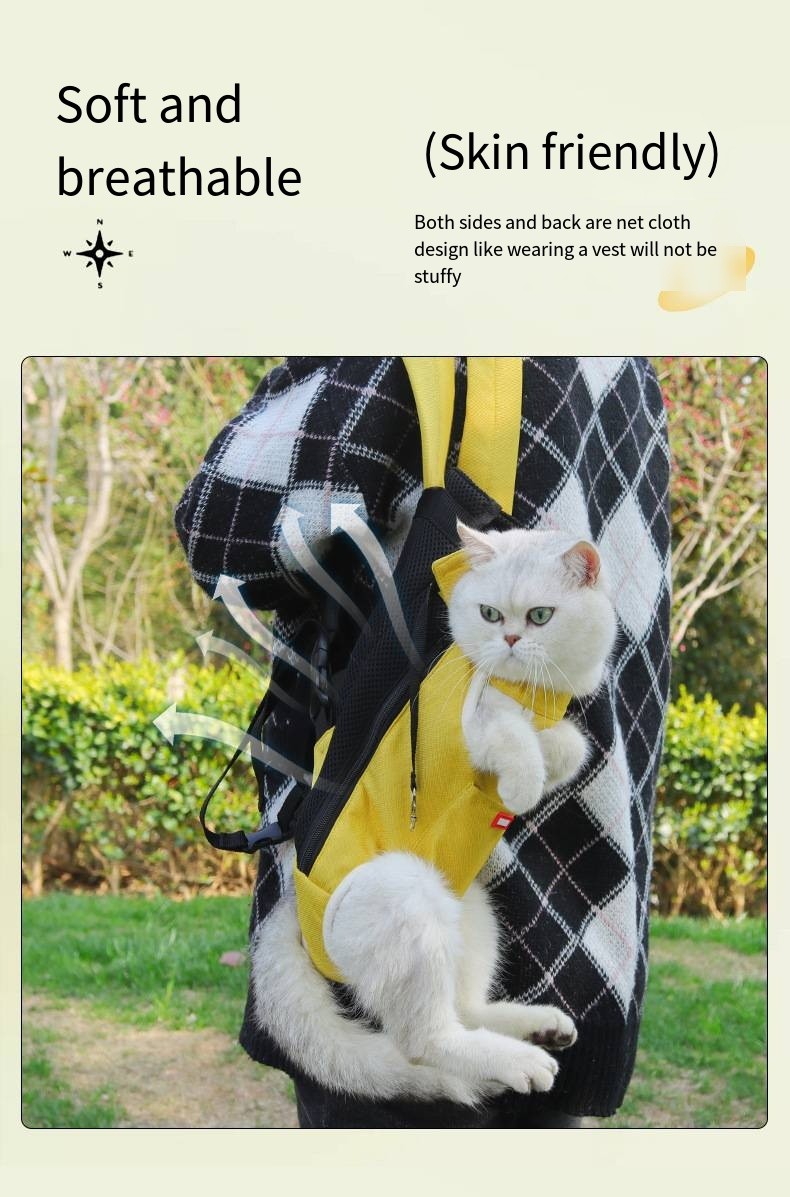 New Portable Pet Outing Bag Breathable Cat Bag Pet Carrier Pet Backpack Bag