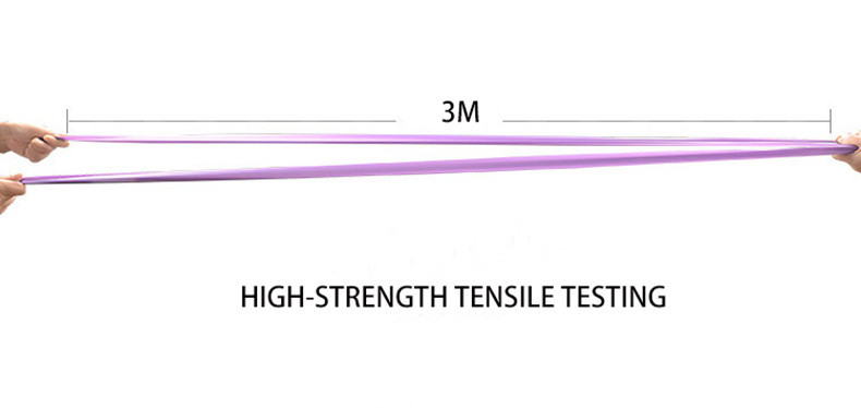 1500mm Natural Latex Yoga Resistance Band For P Home Workout