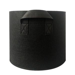 China 115g Weightless Thickened 300g Black 5 Gallon Non Woven Grow Bags wholesale