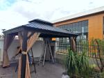 Multifunctional Pergola Hardtop Furniture Patio Metal Roof Aluminium Outdoor