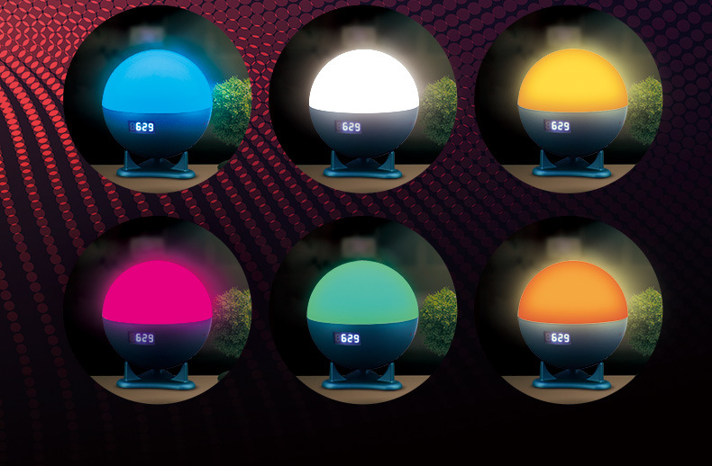 Smart Tuya Wake Up Light Alarm Clock Touch Sense 16 Colors Multi Functional Night Light With Sleep Aid Music For Bedroom