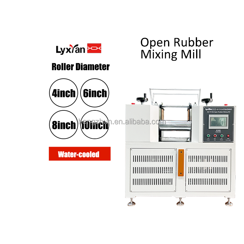 Open Rubber Mixer Equipment Two Roll Open Mill Rubber Mixing Machine With 1 Year Warranty Rubber Mixing capacity 0.3 To 2kg