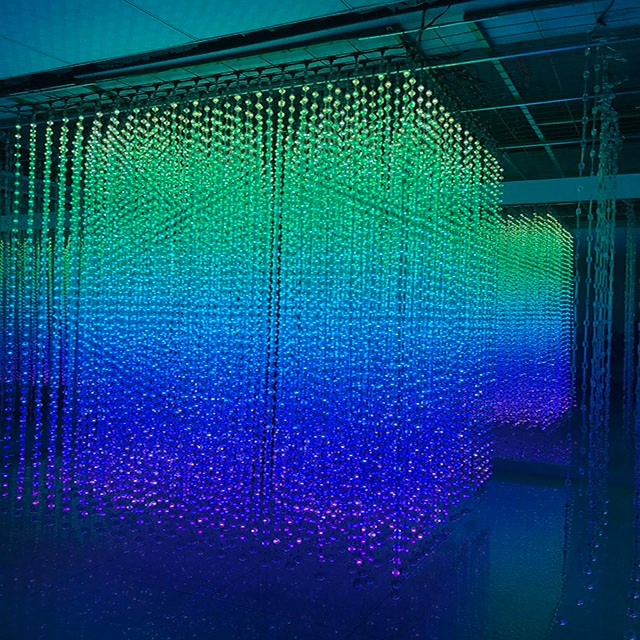 3D LED Pixel String Lights DMX Control DC12V Waterproof 3D Pineapple Lamp