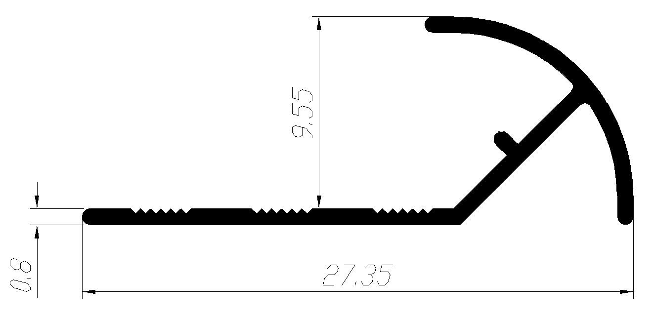 Tile Edge Trim Jolly 2.5m Metal Tile Trims Aluminum Alloy Inside Corner