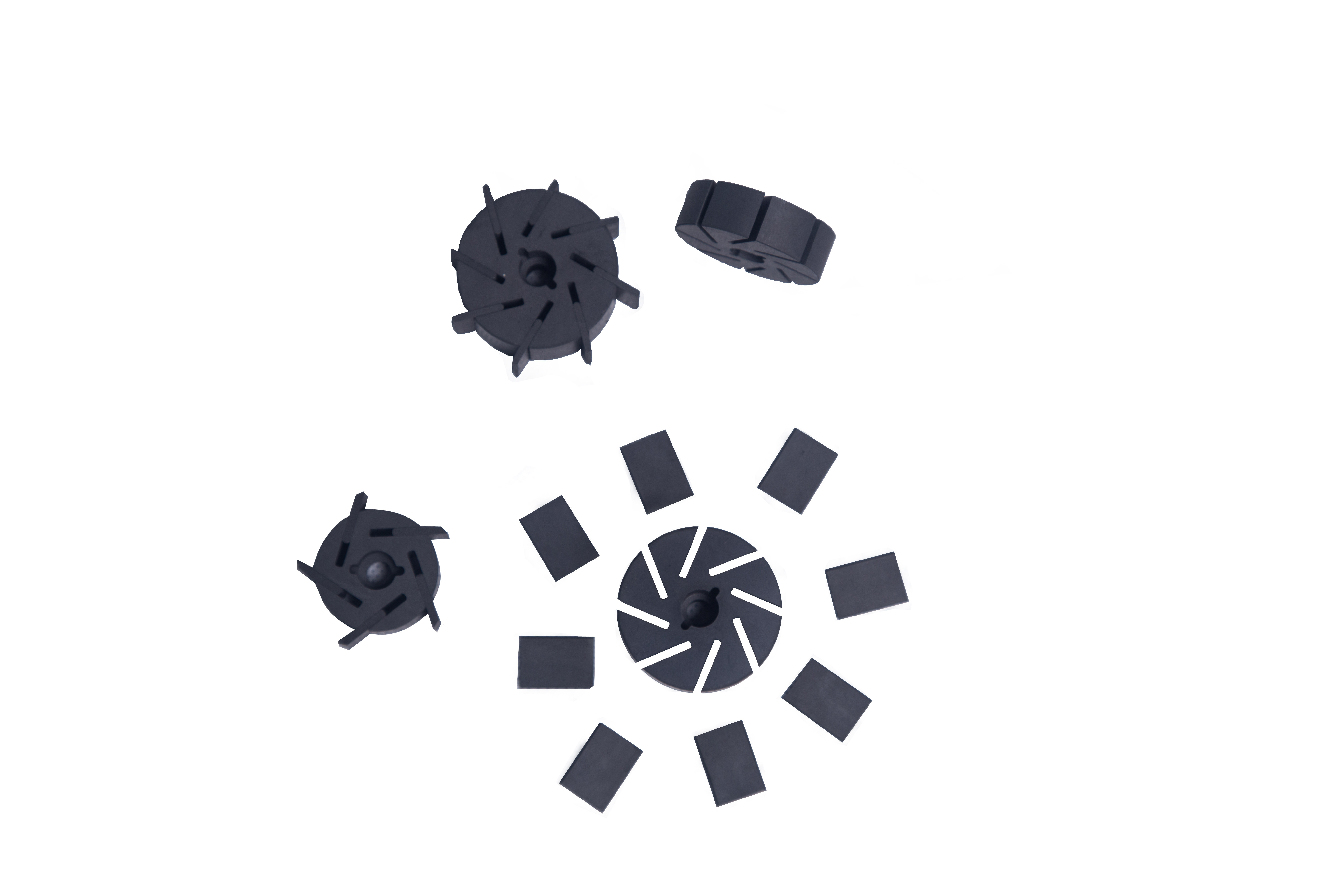High Density Graphite Degassing Rotor For Automative Industrial Parts