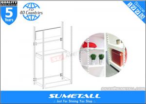 China 4 Post Metal Storage Furniture Shelves / Warehouse Store Display Stands Customized wholesale