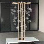 New Gold Metal Flower Table Support Candle Stand for Wedding Centerpiece