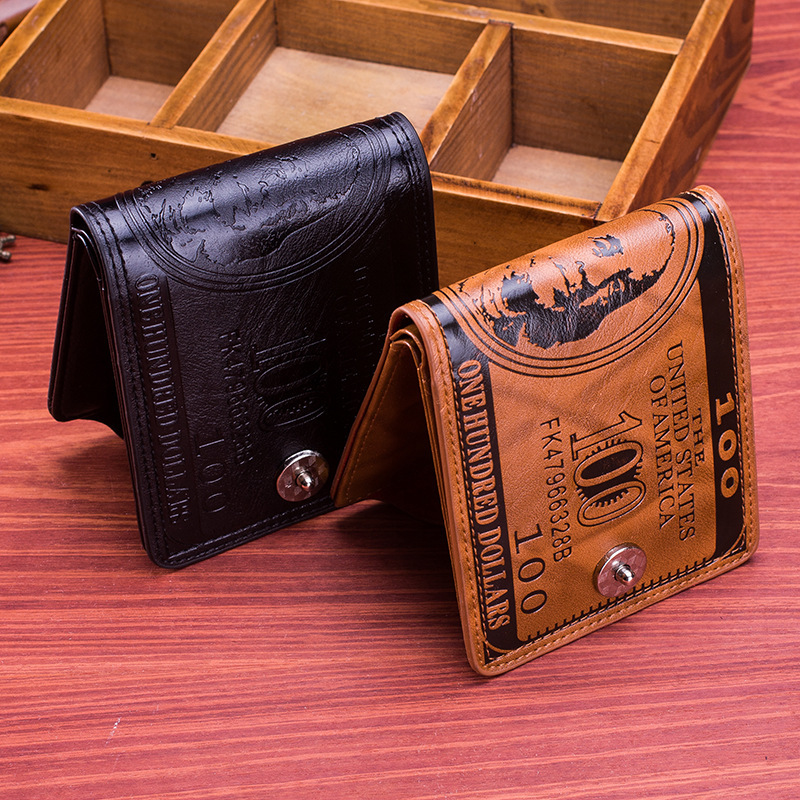 2022 Design US 100 Dollar Thin Wallet Men's Fashion Waterproof Unisex Nylon Letter Decoration