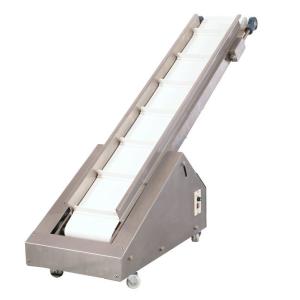 Stainless Steel Frame Inclined Conveyor with Modular Plastic Belt