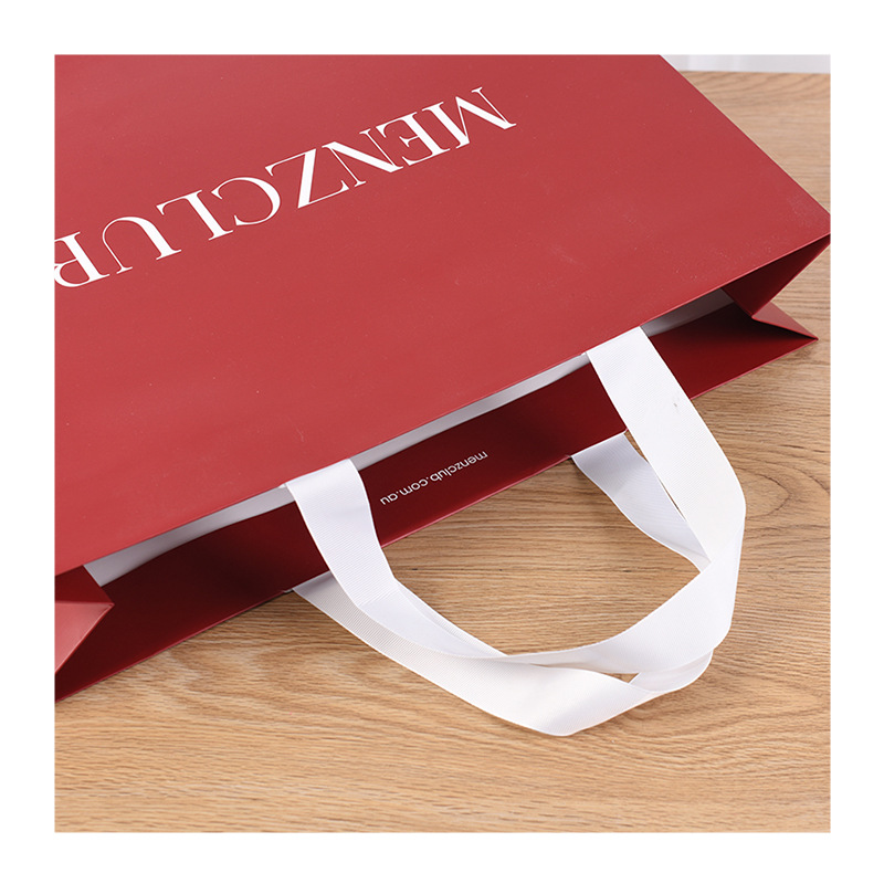 Ultralight Party Kraft Paper Gift Bags With Handles Biodegradable