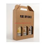 E Flute Kraft Paper Display Box Sauce Corrugated Paper Box Carrier Customizable
