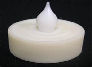 China white wedding led candle yellow color lighting wholesale