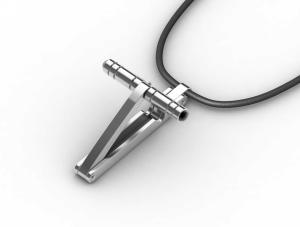 China Tagor Jewelry Top Quality Trendy Classic 316L Stainless Steel Necklace Pendant ADP22 wholesale